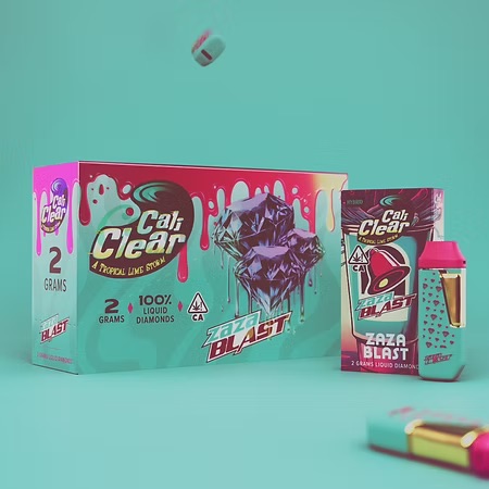 Cali Clear carts Zaza Blast 2G